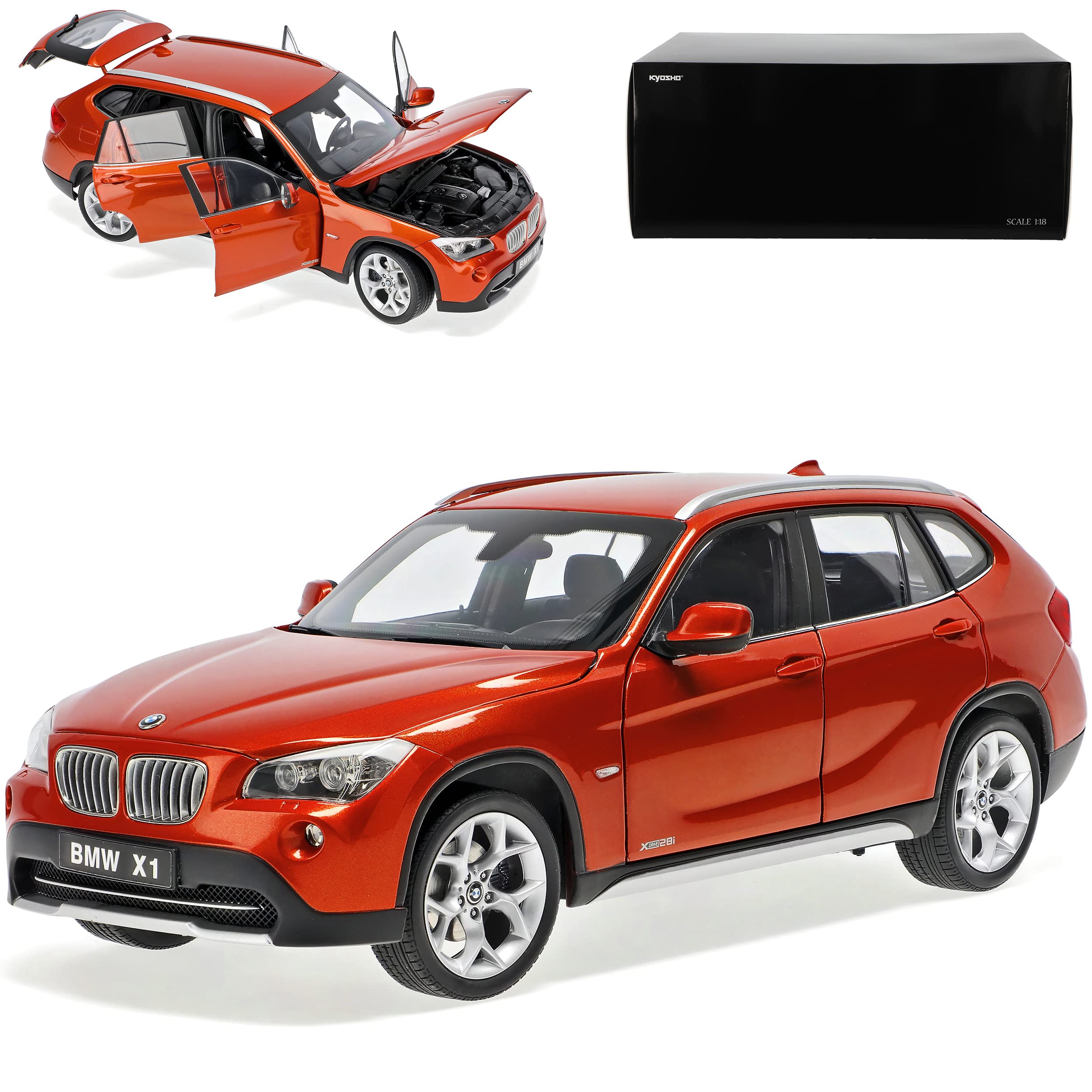 B*M*W X1 E84 Xdrive 28i Valencia Orange from 2009 1/18 Kyosho